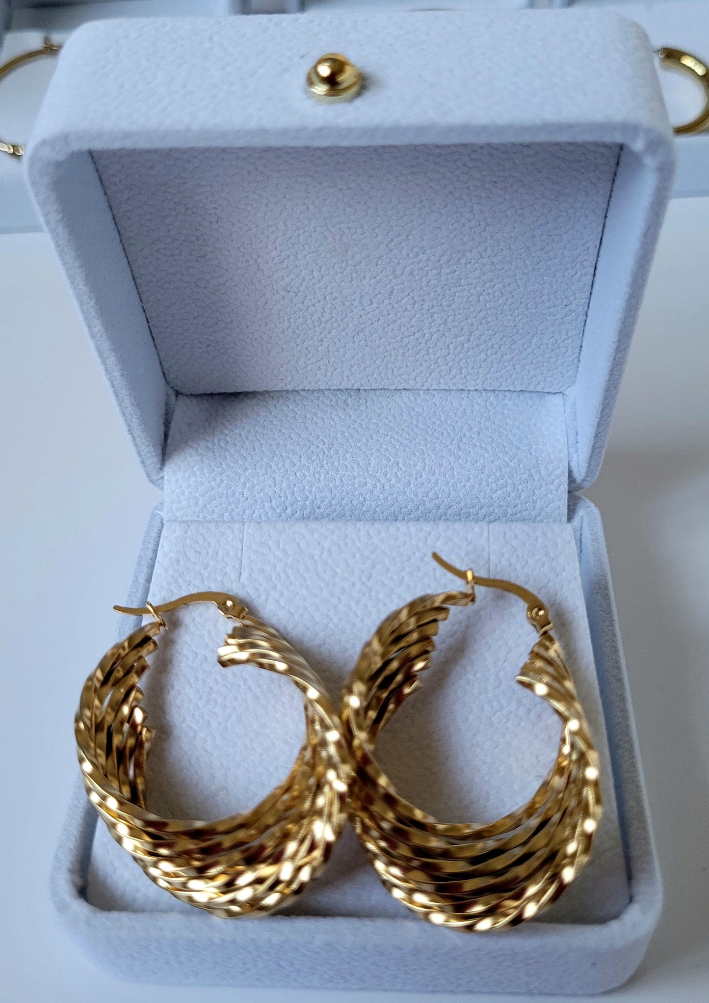 Earrings,18k gold plated