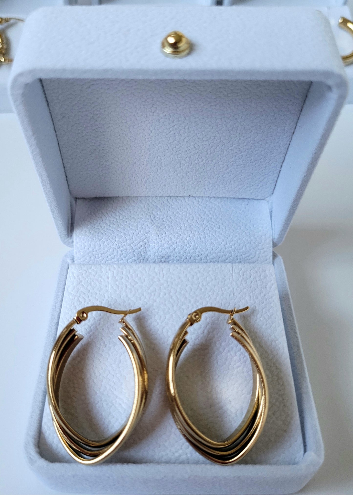 Earrings,18k gold plated