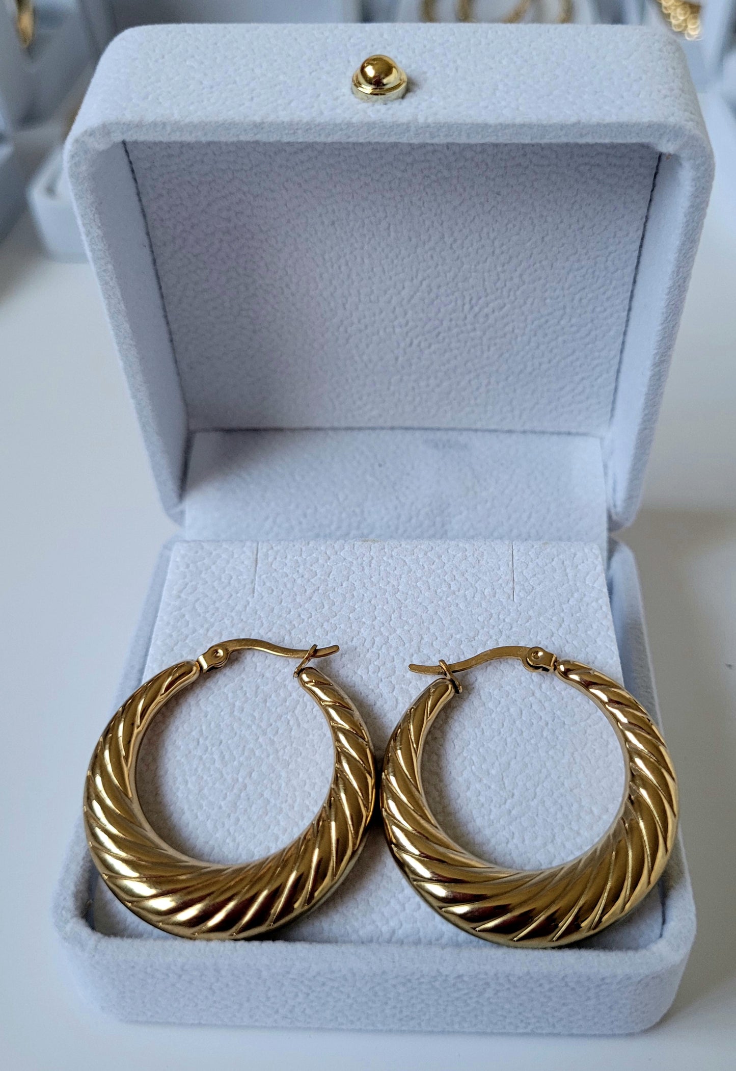 Earrings,18k gold plated